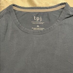 tpj Men's Blue Organic Cotton Tee